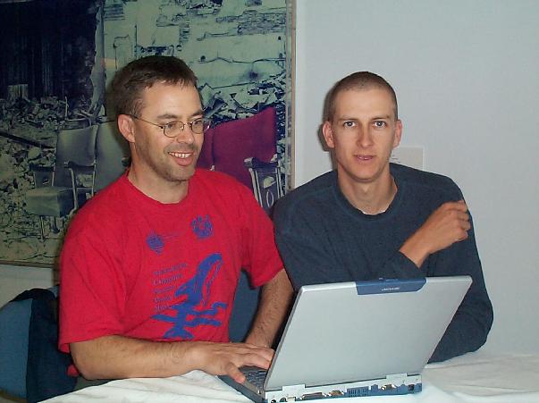 Photo of the two authors, 40 kB