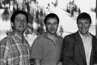the three authors at Snowbird, Utah