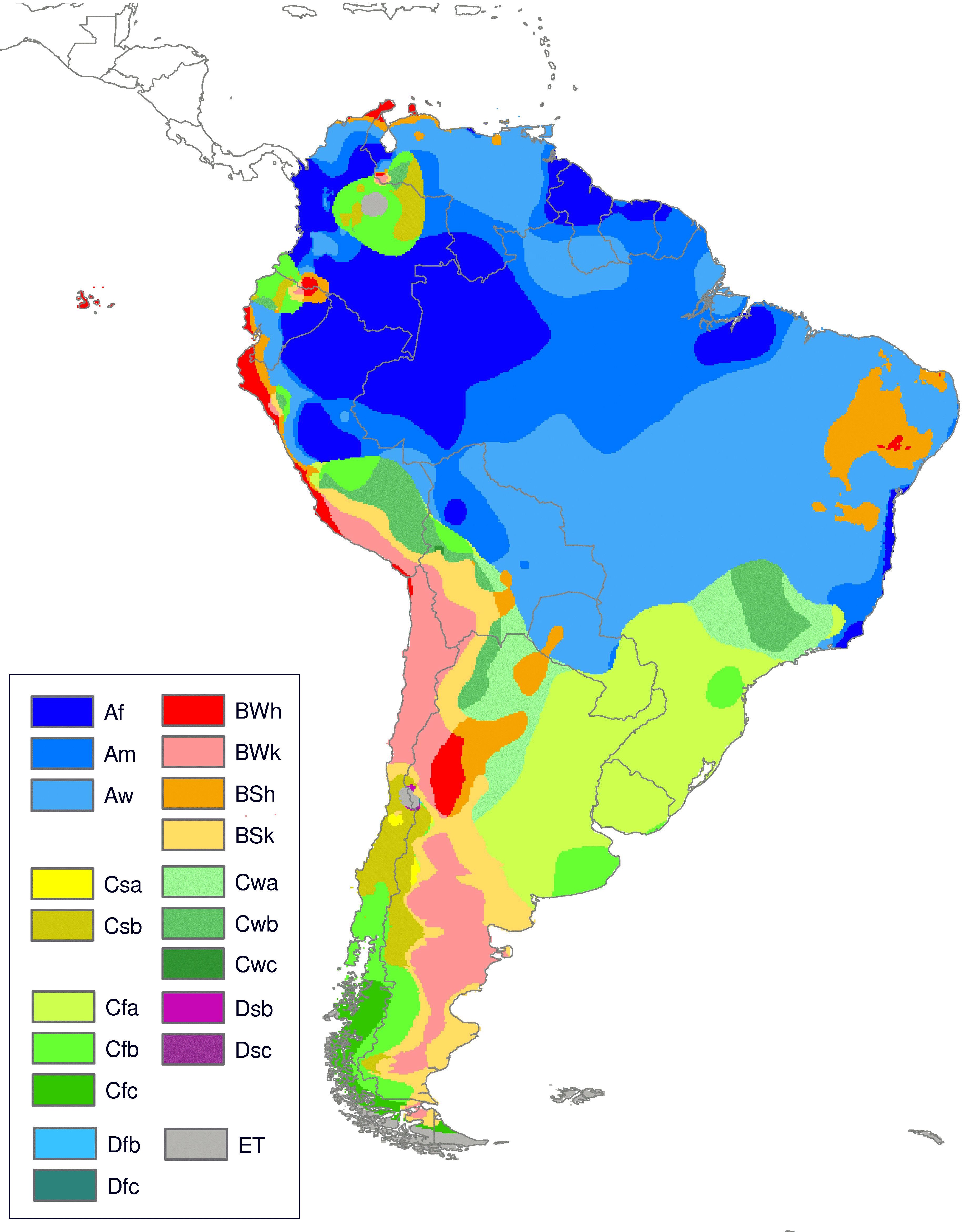 Confrontar Chorrito Oso köppen geiger climate classification map